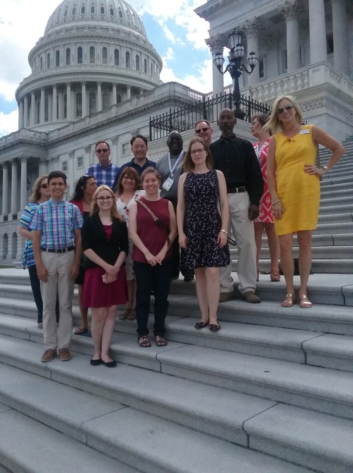NCLA's 2019 National Library Legislative Day Delegation at the U.S. Capitol
